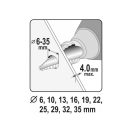 YATO Stufenbohrer 6-35 mm 10 Stufen HSS Titannitrid