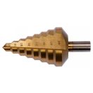 YATO Stufenbohrer 10-45 mm 8 Stufen HSS Titannitrid