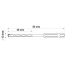 YATO Universalbohrer 6,0 x 85/30 mm mit Bit-Aufnahme