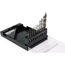YATO Spiralbohrer-Set mit Bit-Halter 10-teilig 1,5-6 mm HSS 6542