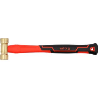 YATO Messinghammer 300 g mit Glasfasergriff