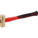 YATO Messinghammer 800 g mit Fiberglasstiel