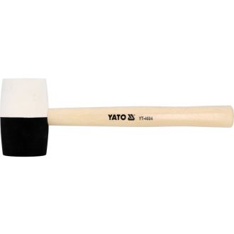 YATO Gummihammer 780 g (schwarz-weiß) 63 mm
