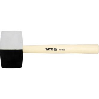 YATO Gummihammer 980 g (schwarz-weiß) 72 mm