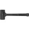 YATO Gummihammer 1.300 g rückstoßfrei 59 mm