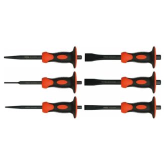 YATO Meißelset mit 6 Teilen 180 mm Handschutz