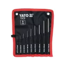 YATO Kugelkopf-Splintentreiber-Set 9-teilig