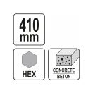 YATO Spitzmeißelschaft 410 mm HEX