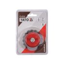YATO Schafttopfbürste 65 mm gedreht