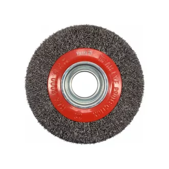 YATO Rundbürste 150 x 32 mm mit Reduzierringen Inox