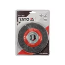 YATO Rundbürste 150 x 32 mm mit Reduzierringen Inox