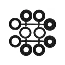 YATO Rundbürste 200 x 32 mm mit Reduzierringen, Edelstahl