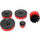 YATO Bürstenset mit 5-teiligem Bithalter