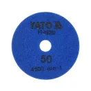 YATO Klett-Diamantschleif- und Polierscheibe 100 mm / P50 Nass-/Trocken