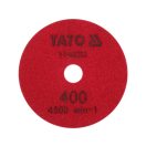 YATO Klettverschluss Diamantschleif- und Polierscheibe 100 mm / P400 Nass/Trocken