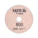 YATO Klett-Diamantschleif- und Polierscheibe 100 mm / P800 Nass/Trocken