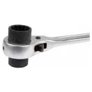 YATO Ratschenständerschlüssel 19 x 22 mm / 315 mm CrV