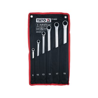 YATO Ringschlüssel-Set 6-teilig 8 - 19 mm extra lang