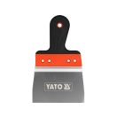YATO Wandspachtel 150 mm Edelstahl mit weichem Griff