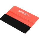 YATO Kunststoffspachtel mit Filz für Folien, 73 x 100 mm