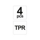 YATO Fugenauszieher Silikonblatt-Set 4-teilig