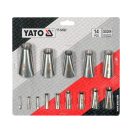 YATO Spachtelset 14-teilig inox