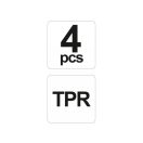 YATO Silikonfugenentferner-Set 4-teilig