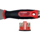 YATO Multifunktionsspachtel 75 mm Edelstahl mit weichem Griff