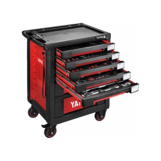 YATO Werkzeugwagen mit Werkzeugen 165 Teile