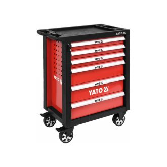 YATO Leerer Werkzeugwagen mit 6 Schubladen