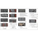 YATO Werkzeugwagen mit Werkzeugen, 177 Teile, leicht