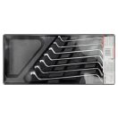 YATO 7-teiliger Kreuzschlitzschlüsselsatz 6-19 mm CrV (Schubladeneinsatz) CrV