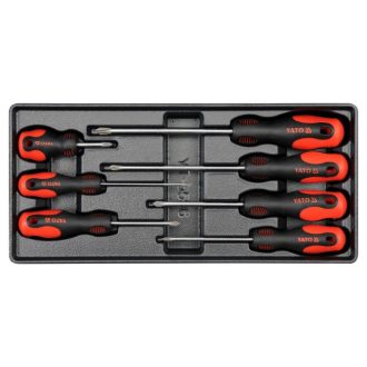   YATO Schraubendreher-Satz 7-teilig CrMo PH (Schubladeneinsatz)