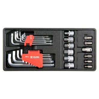 YATO Inbusschlüsselsatz 31-teilig (Schubladeneinsatz)