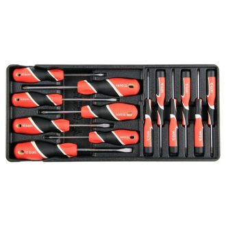 YATO Schraubendreher-Satz 13-teilig S2 (Schubladeneinsatz)