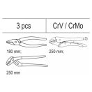 YATO Zangen-Set 3-teilig (Schubladeneinsatz)