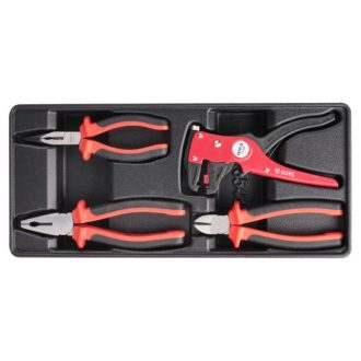  YATO Zangen-Set 4-teilig isoliert bis 1000 V (Schubladeneinsatz)