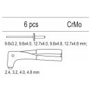 YATO Manueller Blindnietzieher und Nieten 6-teilig (Schubladeneinsatz)