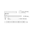 YATO Messwerkzeug-Set 5-teilig (Schubladeneinsatz)