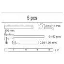 YATO Messwerkzeug-Set 5-teilig (Schubladeneinsatz)