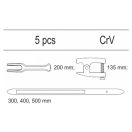 YATO Kugelkopf-Abzieher- und Drücker-Set 5-teilig (Schubladeneinsatz)