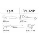 YATO Sanitärwerkzeug-Set 4-teilig (Schubladeneinsatz)