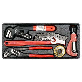YATO Sanitärwerkzeug-Set 5-teilig (Schubladeneinsatz)