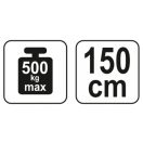 YATO Motoraufhängungsbalken 0,5t 1500 mm