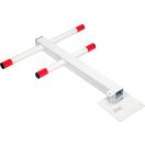 YATO Parkstopper mit Vorhängeschloss (Vorhängeschloss nicht im Lieferumfang enthalten)