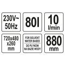 YATO Teilewaschanlage 80 Liter