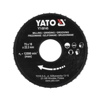 YATO Raspelscheibe 75 x 22,2 mm