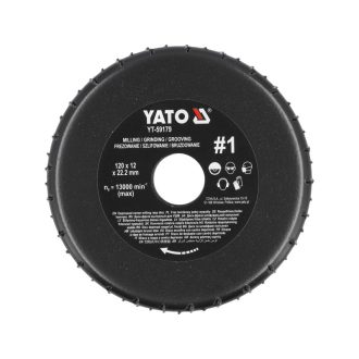 YATO Grobe Raspelscheibe #1 120 x 22,2 mm