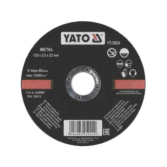 YATO Trennscheibe für Metall 125 x 2,5 x 22 mm