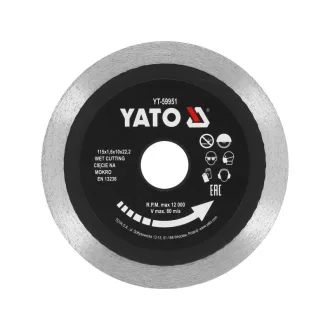   YATO Diamanttrennscheibe 115 x 1,6 x 10 x 22,2 mm kontinuierlich